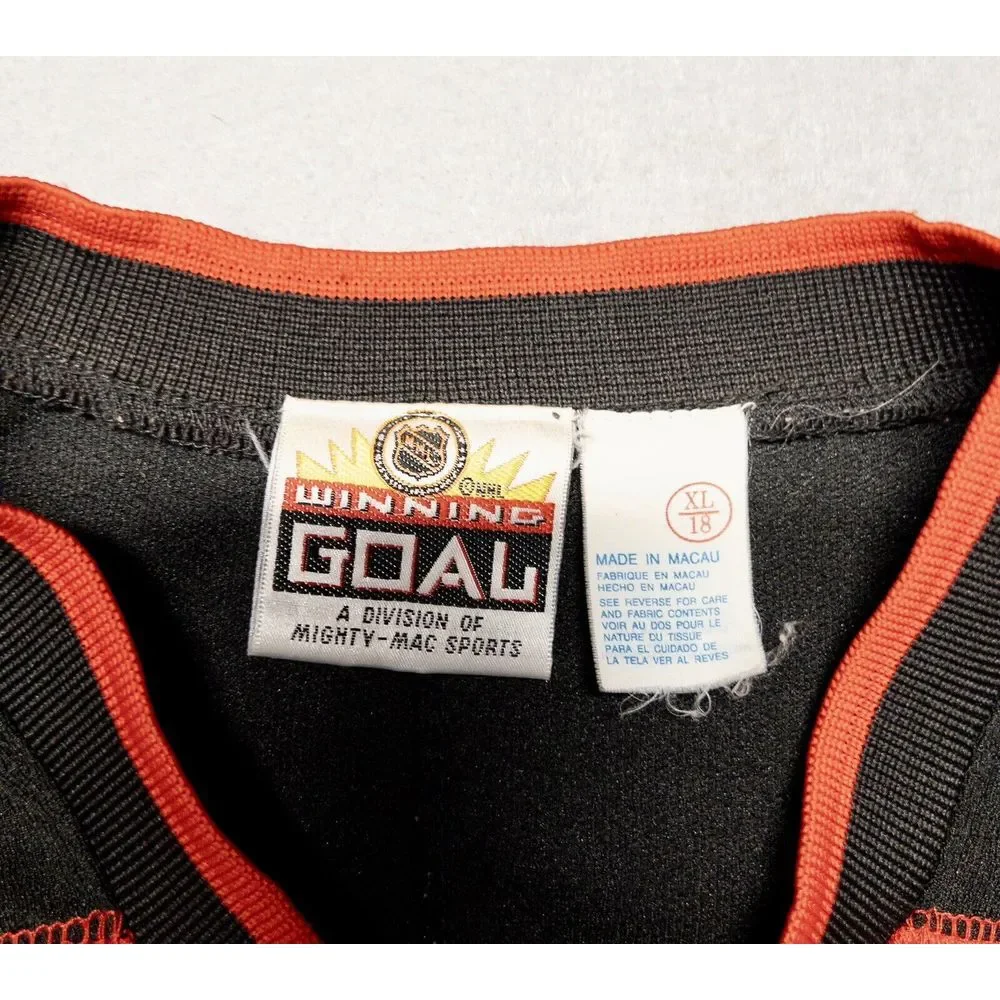 Vintage 90s Winning Goal Chicago‎ Blackhawks Jersey Youth XL (18)